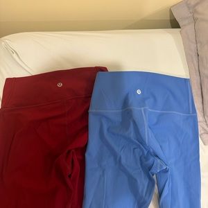 2 pairs of lululemon leggings